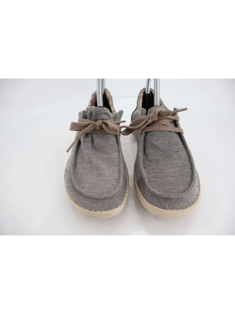 Hey Dude Wendy Size 7 Women’s Slip On Shoes Comfy Stretch Steppa Gray